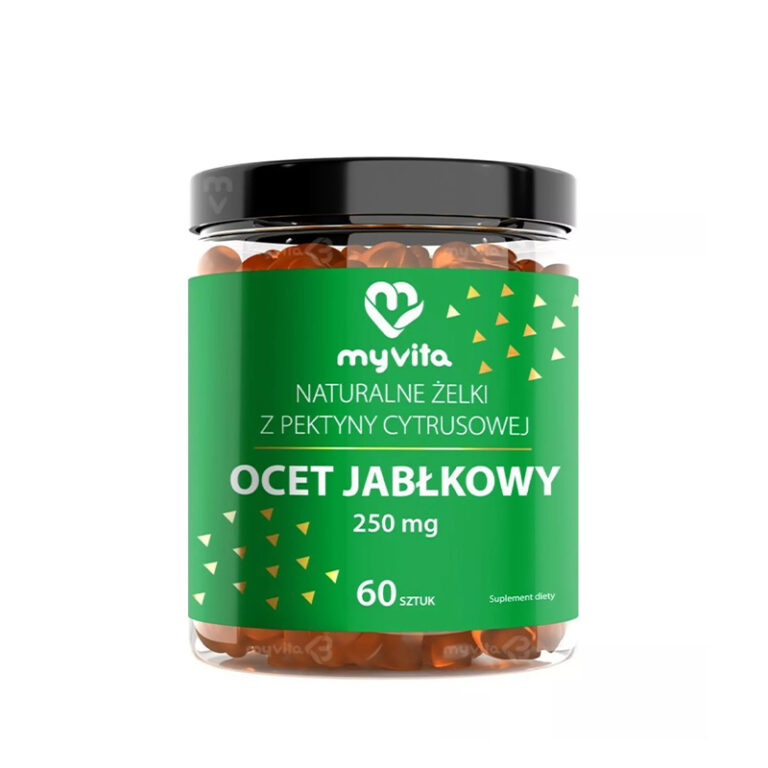 MyVita Ocet Jabłkowy 250 mg, żelki, 60 sztuk